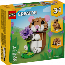 31376 LEGO® Creator Mīlīgs kāmītis ar ziedu , 7+ , модель 2026 года