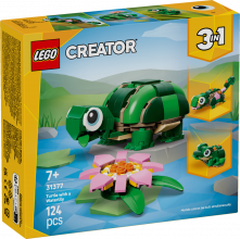 31377 LEGO® Creator Bruņurupucis ar ūdensrozes ziedu , 7+ , модель 2026 года
