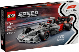 77259 LEGO® Speed Champions Audi Revolut F1® Team R26 Sacīkšu auto , 10+ gadi, 2026 gada modelis
