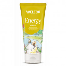 Weleda Energy Aroma Shower Gel освежающий гель для душа. Мягко очищает и тонизирует кожу. Гель смягчает кожу и сохраняет естественный баланс влаги, 200ml