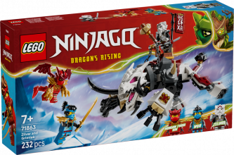 71863 LEGO® Ninjago Zilvars un Pūķa zvērs Grimtaks, 7+ , модель 2026 года
