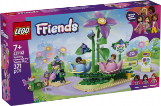 42702 LEGO® Friends Rotējošais Ziedu un Feju tējas tašu brauciens, 7+ , модель 2026 года