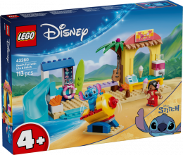 43280 LEGO® Disney Jautrība pludmalē ar Lilo un Stiču, 4+ gadi, 2026 gada modelis