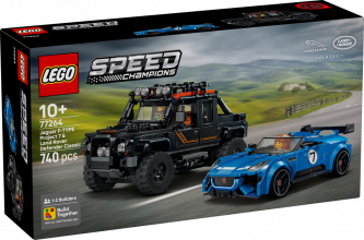 77264 LEGO® Speed Champions Jaguar Project 7 un Land Rover Defender, 10+ , модель 2026 - 08