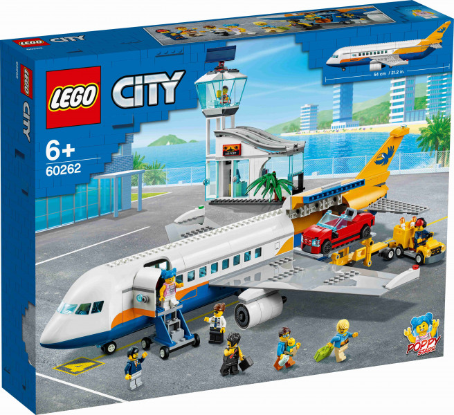 60262 LEGO® City Пассажирский самолёт, 6+ лет