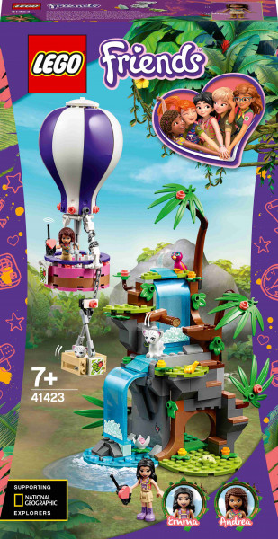 41423 LEGO® Friends Джунгли: спасение тигра на воздушном шаре, 7+ лет