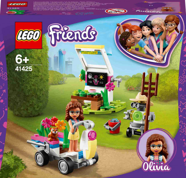 41425 LEGO® Friends Olīvijas puķu dārzs, 6+ gadi