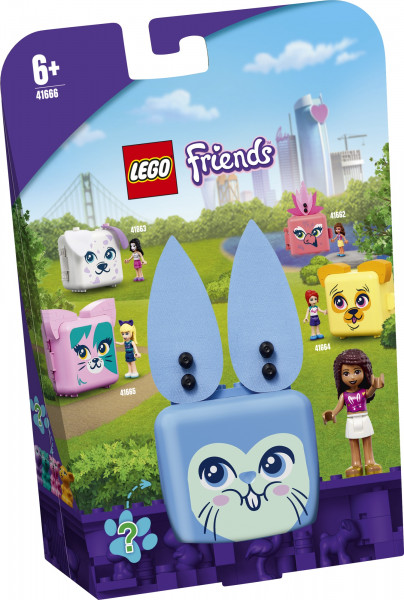 41666 LEGO® Friends Кьюб Андреа с кроликом, 6+ лет, 2021 г. выпуск