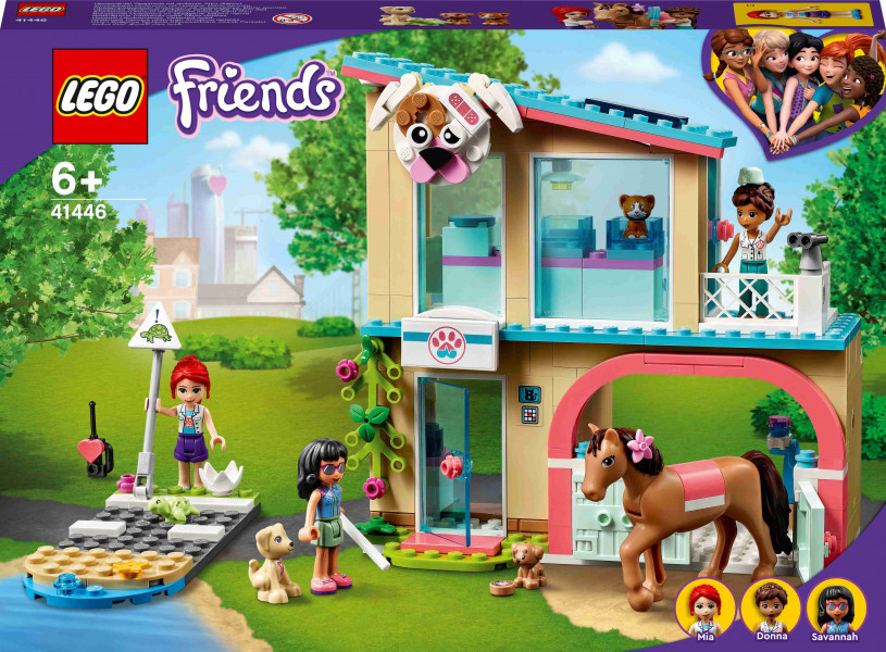 # 41446 LEGO® Friends Hārtleikas pilsētas dzīvnieku klīnika, 6+ gadi, 2021.g.modelis