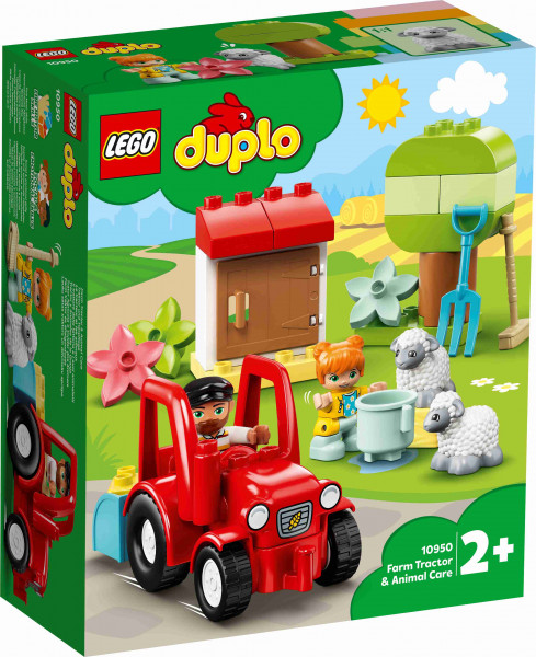 10950 LEGO® DUPLO Lauku sētas traktors un dzīvnieku aprūpe, 2+ gadi, 2021.g.modelis