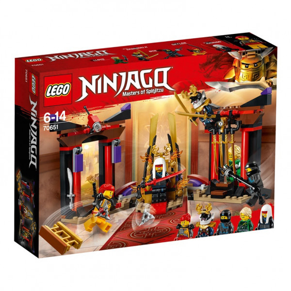 70651 LEGO® Ninjago Решающий бой в тронном зале, 6-14 лет