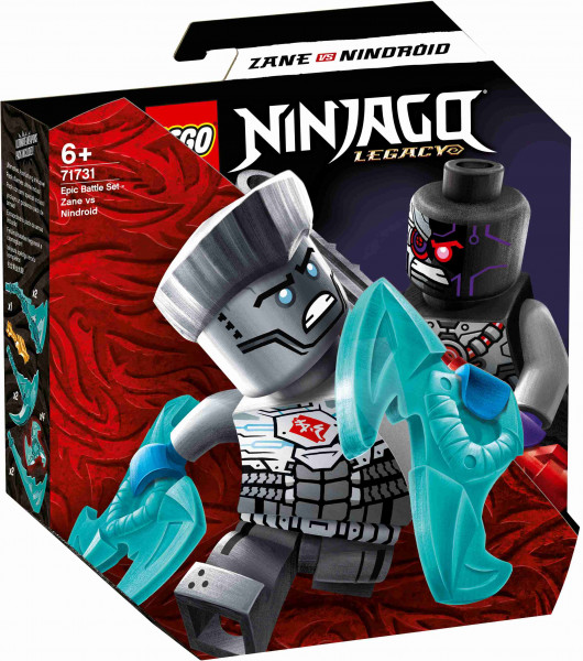 71731 LEGO® Ninjago Легендарные битвы: Зейн против Ниндроида, c 6+ лет, 2021 г. выпуск