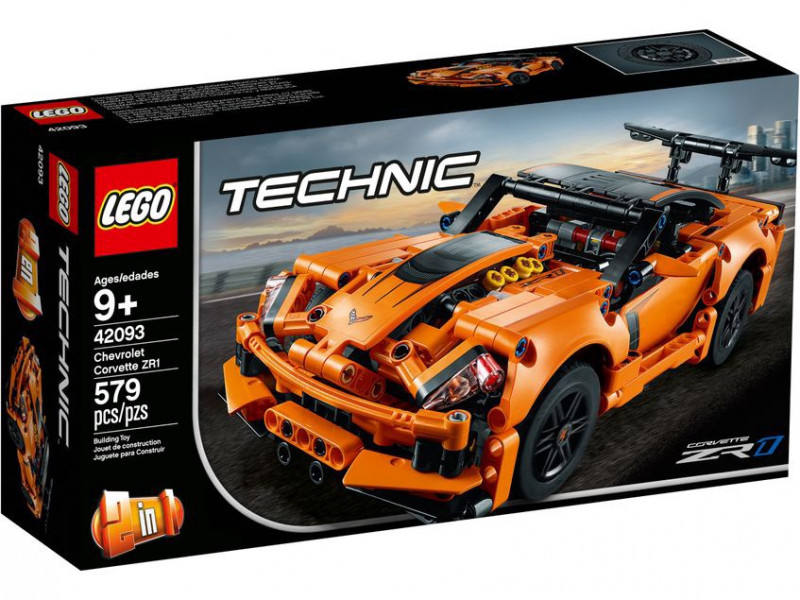 42093 LEGO® Technic Chevrolet Corvette ZR1, 9+ gadi