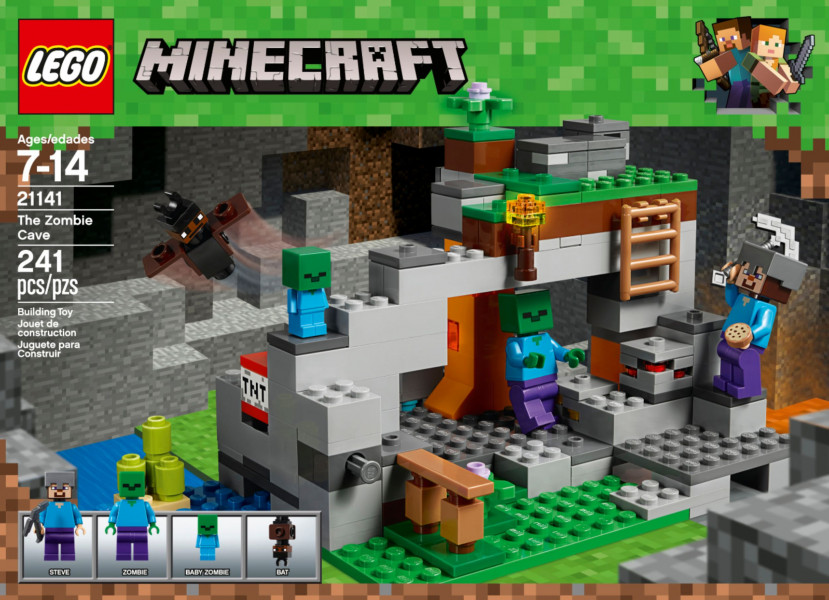 21141 LEGO® Minecraft Zombiju ala, 7-14 gadi