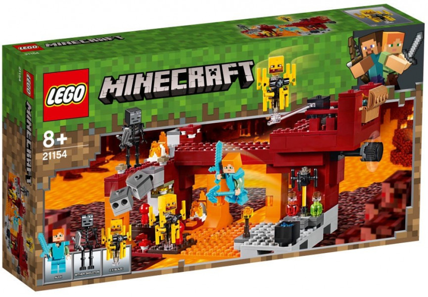 21154 LEGO® Minecraft Liesmu tilts, 8+ gadi