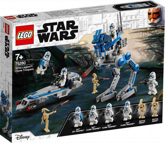 75280 LEGO® Star Wars Клоны-пехотинцы 501-го легиона, 7+ лет