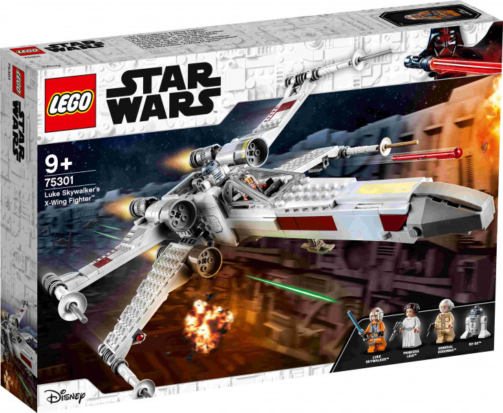 75301 LEGO® Star Wars Luke Skywalker X-Wing Fighter™, 9+ gadi, 2021.g.modelis