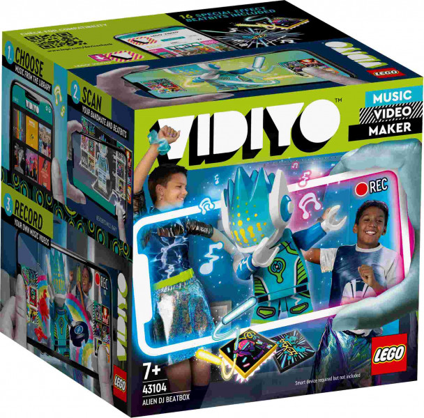 43104 LEGO® Vidiyo Citplanētiešu dīdžeja BeatBox, 7 gadi, 2021.g.modelis