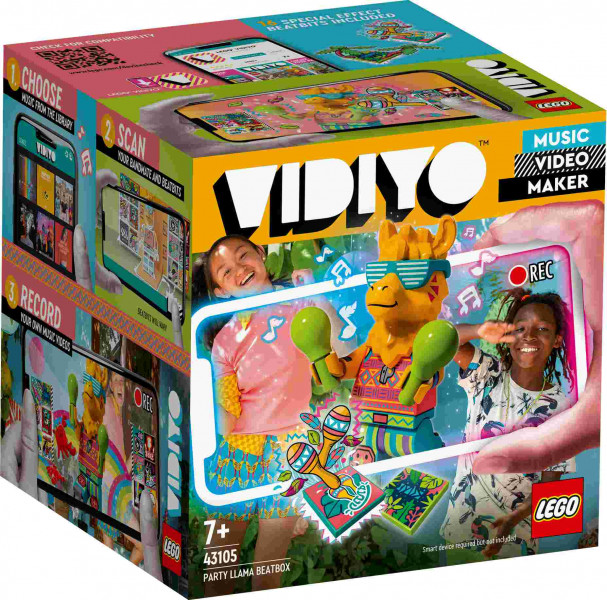 43105 LEGO® Vidiyo Party Llama BeatBox (Битбокс Любителя вечеринок Л.Л.А.М.А), 7 лет, 2021 г. Выпуск