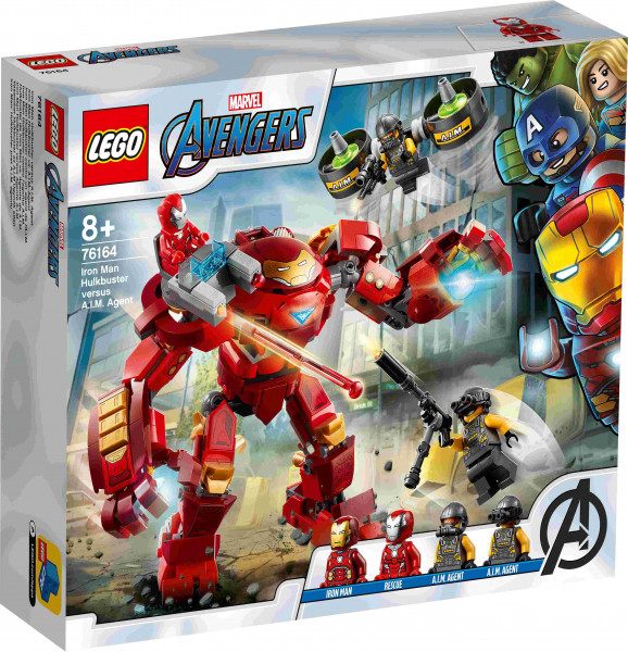 76164 LEGO® Super Heroes Avengers Халкбастер против агента А.И.М., 8+ лет