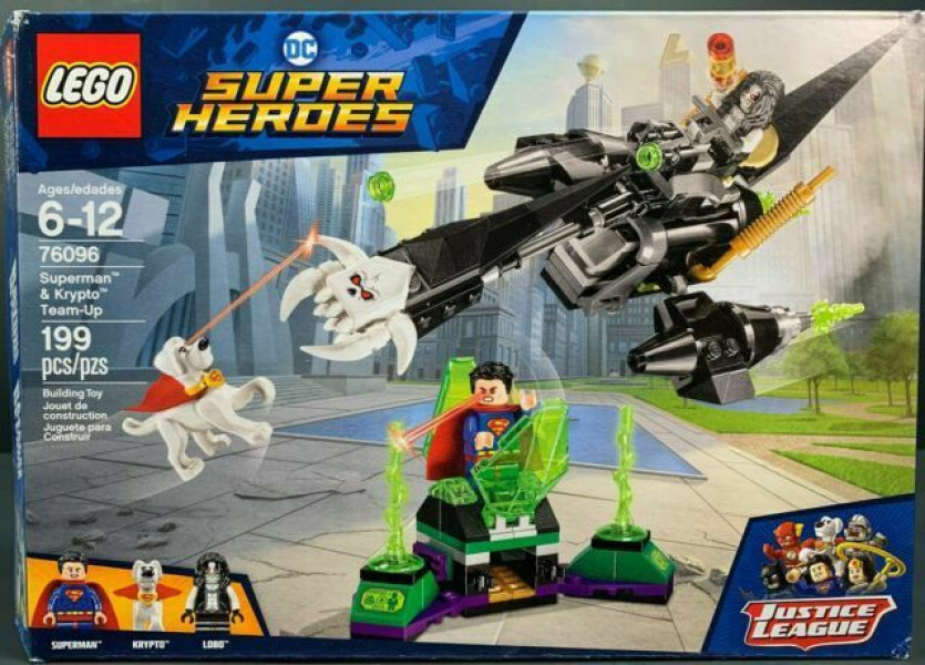 76096 LEGO® Super Heroes Supermena un Krypto™ apvienošanās, 6-12 gadi