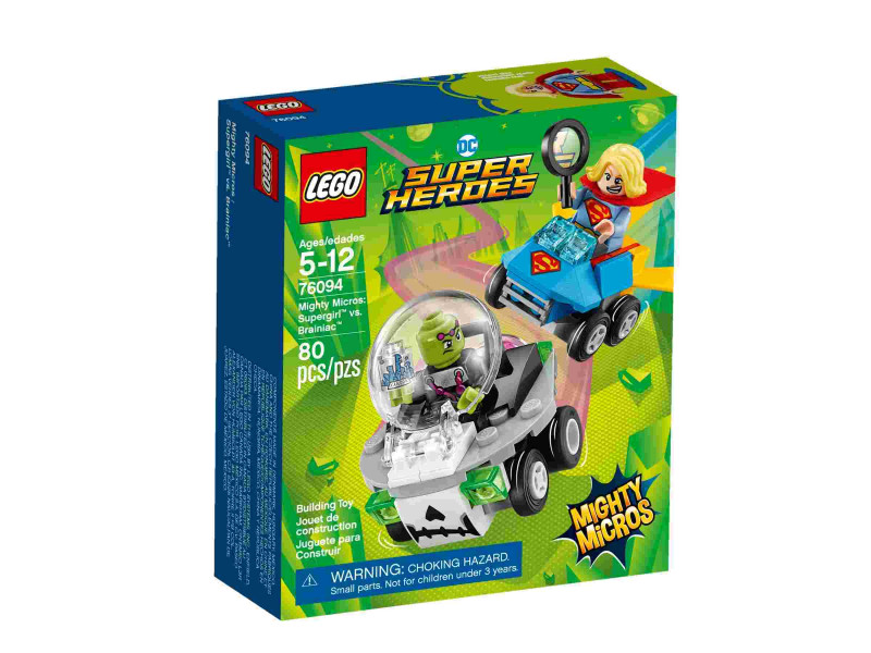 76094 LEGO® Super Heroes Varenie mikrovaroņi: Supergirl™ pret Brainiac™, 5-12 gadi