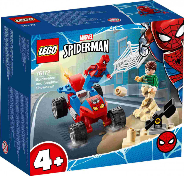 76172 LEGO® Spider-Man Zirnekļcilvēka un Sandman cīņa, 4+ gadi, 2021.g.modelis