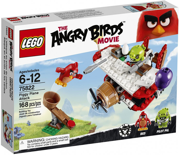 75822 LEGO Angry Birds Самолетная атака свинок, 6-12 лет