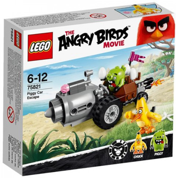 75821 LEGO Angry Birds Piggy Car Escape, 6-12 gadi