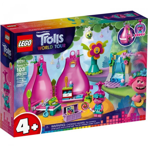 41251 LEGO® Trolls Домик-бутон Розочки, 4+ лет