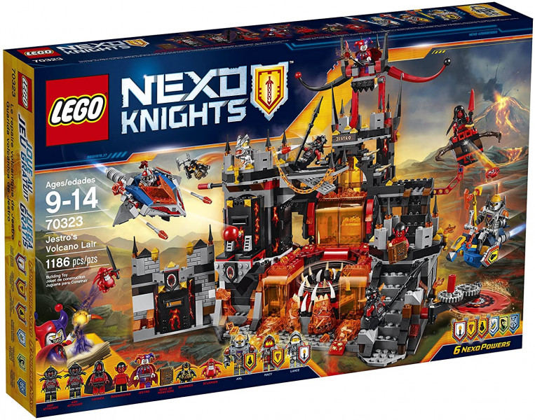 70323 LEGO Nexo Knights Вулканическая база Джестро, 9-14 лет