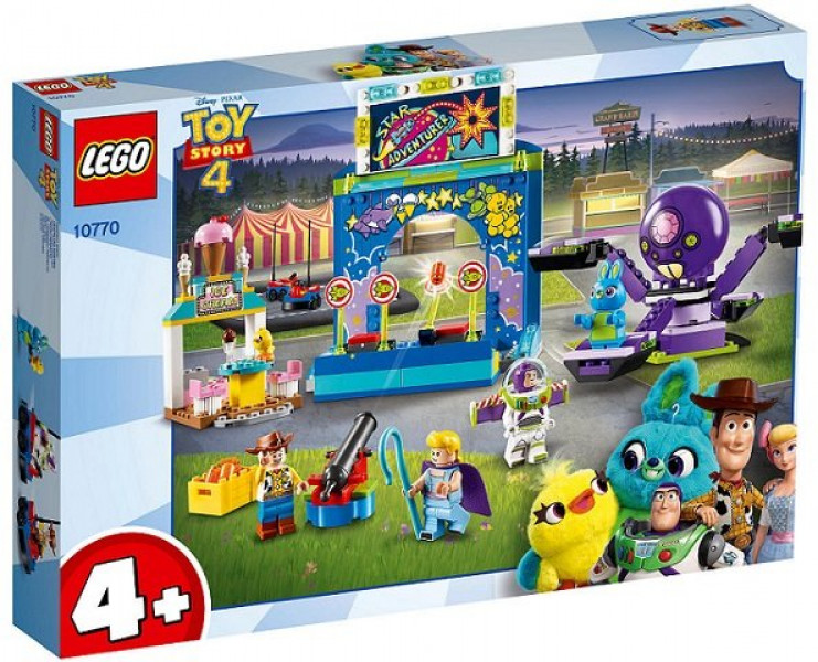 10770 LEGO® Toy Story 4 Baza un Vudija karnevāla mānija!, 4+ gadi