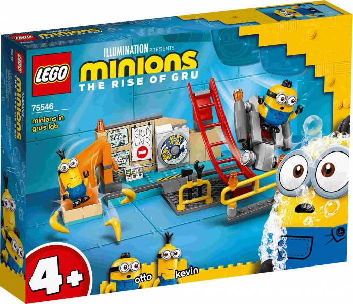 75546 LEGO® Minions Миньоны в лаборатории Грю, 4+ лет, 2021 г. Выпуск