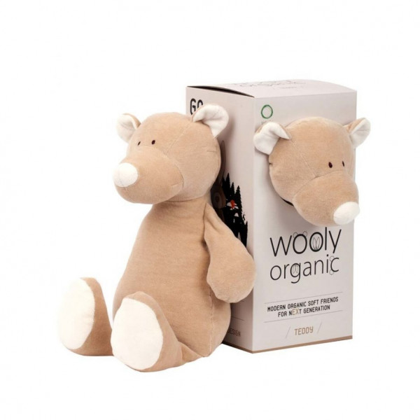 Wooly Organic мягкая игрушка - «Большой медведь» 0011