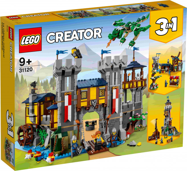 31120 LEGO® Creator Viduslaiku pils, no 9+ gadiem, 2021 gada modelis