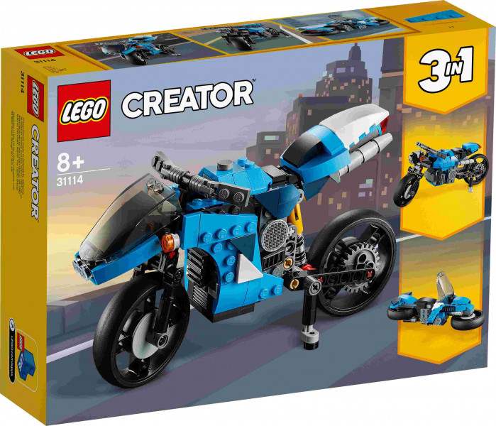 # 31114 LEGO® Creator Superbaiks, 8+ gadi, 2021.g.modelis