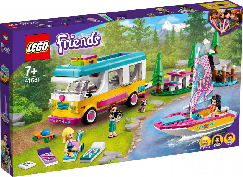 41681 LEGO® Friends Meža kemperis un burulaiva, no 7+ gadiem, 2021 gada modelis