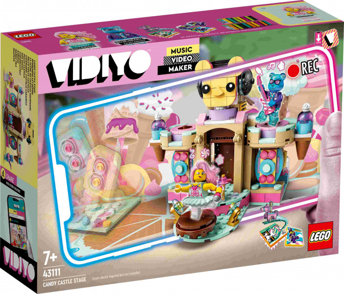 43111 LEGO® Vidiyo Candy Castle Stage (Сцена карамельного замка), c 7+ лет, 2021