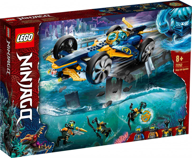 71752 LEGO® Ninjago Спидер-амфибия ниндзя, c 8+ лет,2021