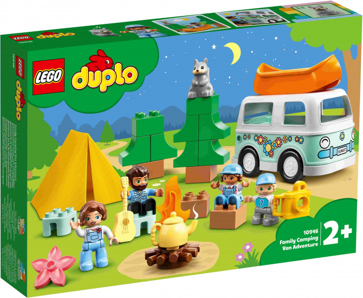 10946 LEGO® DUPLO Ģimenes piedzīvojums ar autofurgonu, 2+ gadi, 2021.g.modelis