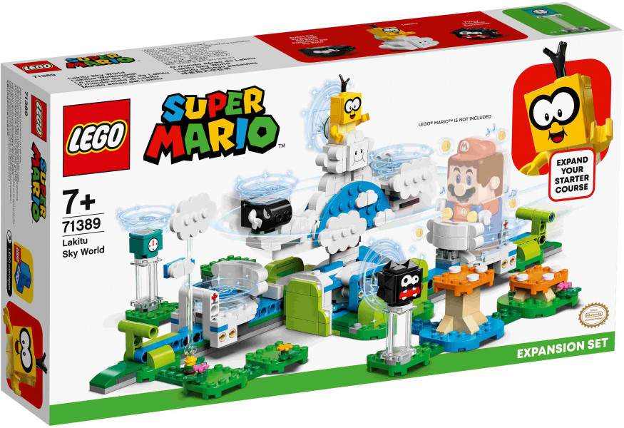 71389 LEGO® Super Mario Дополнительный набор «Небесный мир лакиту», с 7+ лет, 2021