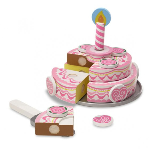 Melissa & Doug Koka Svētku torte ar sirsniņām 3+ gadi, 14069