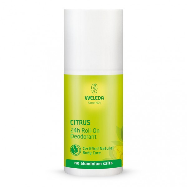 Weleda citrusu dezodorants ar rullītis 24h, 50ml