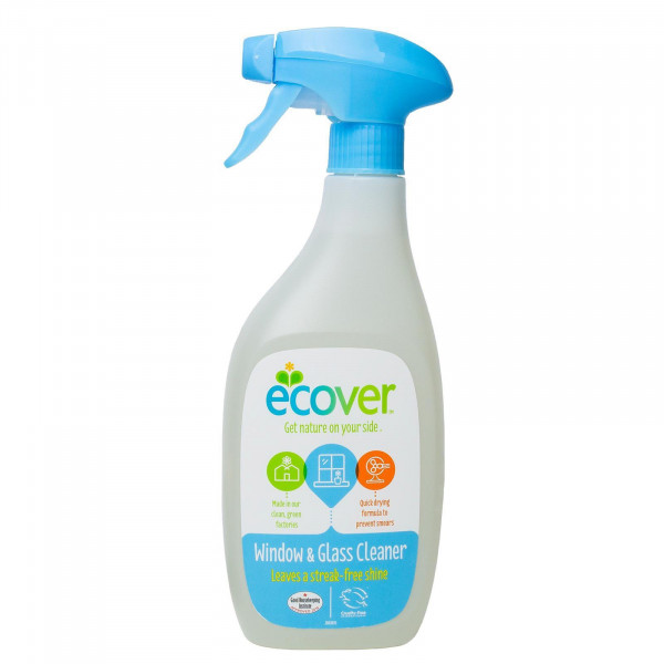 Ecover izsmidzināms logu un stiklu tīrītājs, 500ml