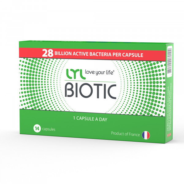 IZPĀRDOŠANA!!! LYLBIOTIC, bifidobaktēriju komplekss uztura bagātinātājs, 14 kapsulas (derīg. term. 03/2023)