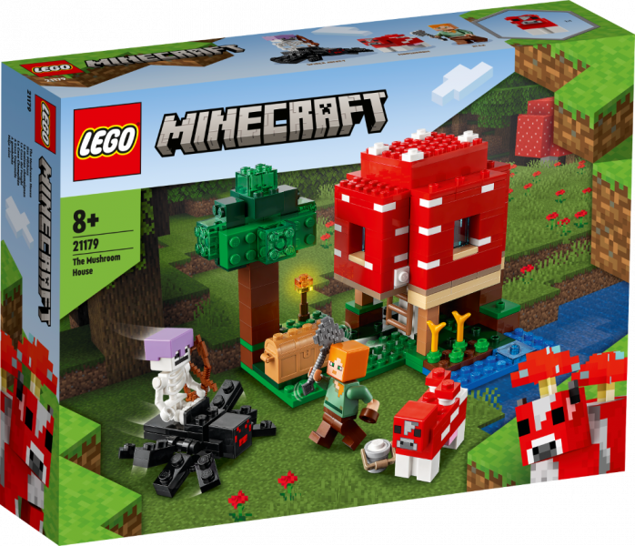 21179 LEGO® Minecraft Māja-sēne, 8+ gadi, 2022 gada modelis