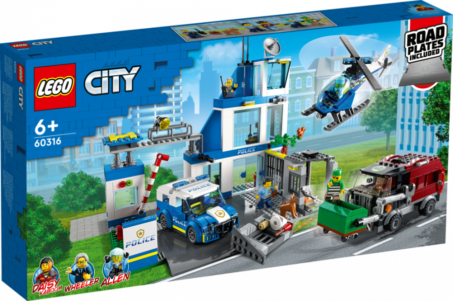 60316 LEGO® City Полицейский участок, 6+лет, 2022