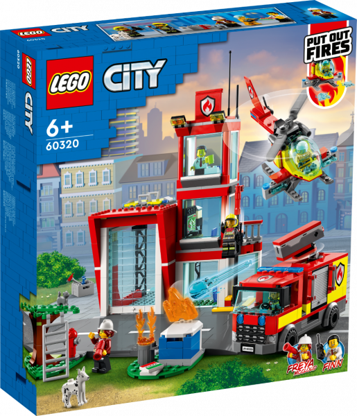 60320 LEGO® City Пожарная часть, 6+ лет, 2022