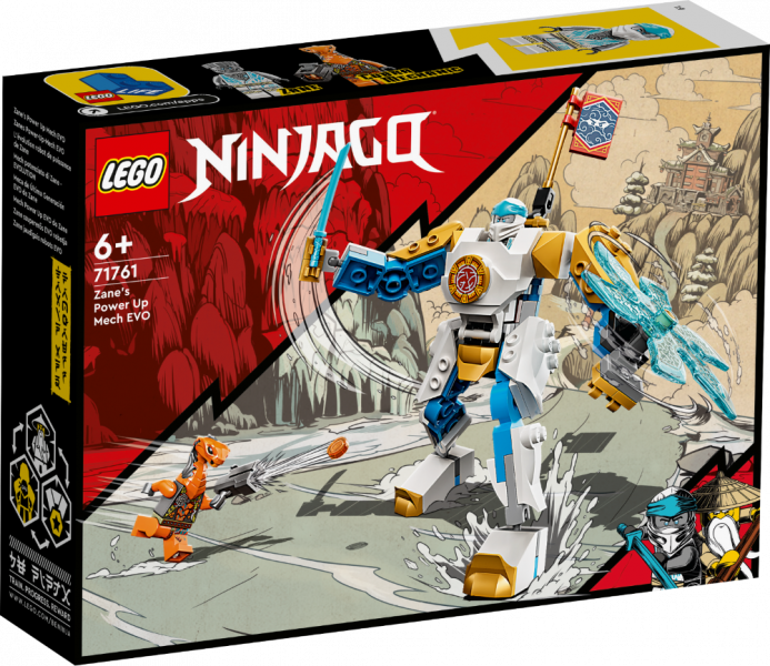 71761 LEGO® Ninjago Могучий робот ЭВО Зейна 6+ лет, 2022