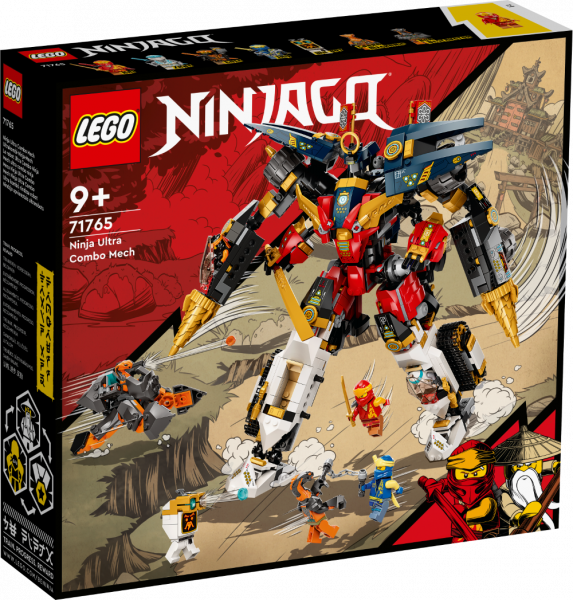 71765 LEGO® Ninjago Nindzju apvienotais ultrarobots 9+ gadi, 2022 gada modelis